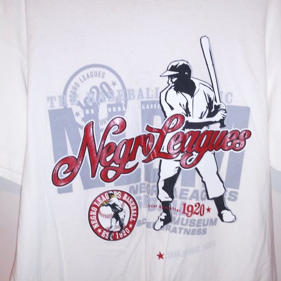 The Negro Leagues Baseball T Shirt Mens XL Museum of Greatness Vintage Tee Graph - Picture 3 of 16
